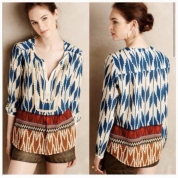 Anthropologie Tops - Anthropologie Maeve Rohana Top